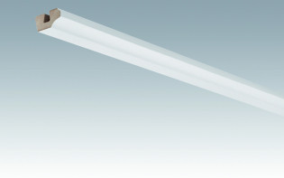 MEISTER Sockelleisten Deckenabschlussleisten Whiteline 4074 - 2380 x 38 x 19 mm (200031-2380-04074 - 2601234074)