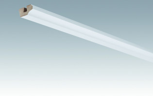 MEISTER Sockelleisten Deckenabschlussleisten Weiß Hochglanz 4084 - 2380 x 38 x 19 mm (200031-2380-04084 - 2601234084)