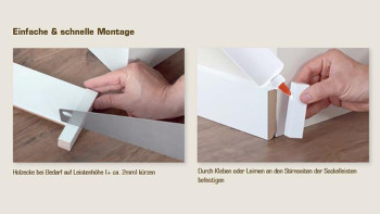 planeo Vierkant Holzecken 22mm 4St.