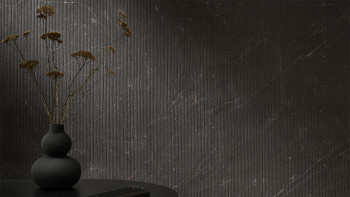 planeo Wandverkleidung SPC - CeraRock Tile Stripes Black Slate 120 x 60 cm
