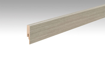 MEISTER Sockelleisten Fußleiste Profil 20 PK Eiche Merino grau 7140 - 2380 x 60 x 16 mm (200013-2380-07140 - 6948237140)