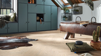 planeo Holzboden - Edelholz Herringbone Eiche Rjukan | Made in Germany (EDP-7298)