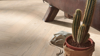 planeo Holzboden - Edelholz Herringbone Eiche Rjukan | Made in Germany (EDP-7298)