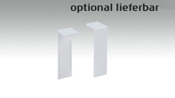 planeo Sockelleiste Modern weiß 18 x 50mm