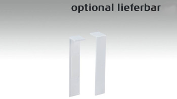 planeo Sockelleiste Modern weiß 18 x 80 mm