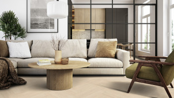 Gerflor Klick Vinyl - Virtuo 55 Rigid Acoustic HB Blomma Cream | Trittschalldämmung integr. (39041463)