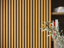 planeo Akustikpaneele ISO - Eiche Natur Geölt - 2400 x 600 x 21mm