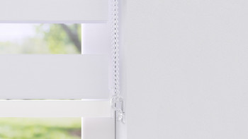 planeo Doppelrollo 28mm VD Kopfprofil - Weiss