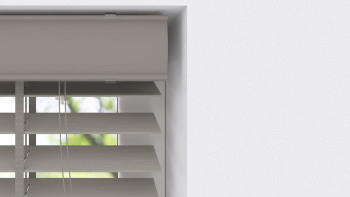 planeo Holz Jalousie - Bambus 50mm Grau