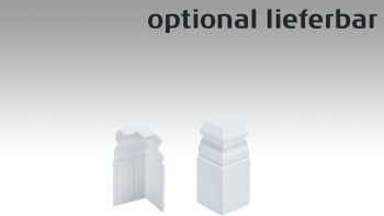 planeo Sockelleiste Alt Berlin weiß 18 x 60mm