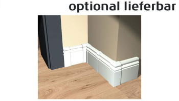 planeo Sockelleiste Alt Berlin weiß 18 x 60mm