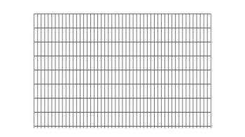 Doppelstabmattenzaun leicht 6/5/6 - Breite 2510 mm RAL 7016 Anthrazit
