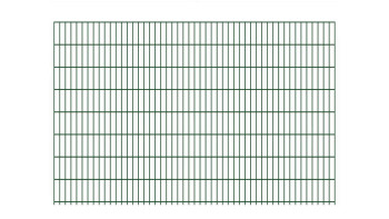 Doppelstabmattenzaun schwer 8/6/8 - Breite 2510 mm RAL 6005 Moosgrün