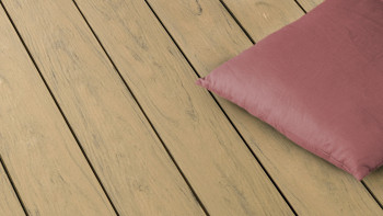 planeo WPC - Terrassendiele massiv Samtesche matt geprägt/geriffelt - 1m bis 6m