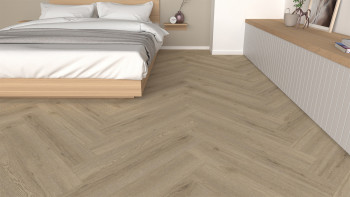 SKAVA Rigid Klick Vinyl  Fischgrät - Unique Varos | wasserfest und Trittschalldämmung integr. (LO-2215)
