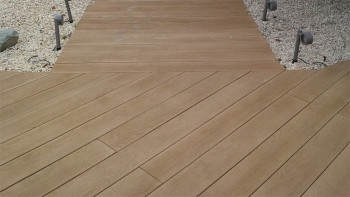 planeo Authoria PureBoard Terrassendiele Massiv - Light Natural Oak 3.6m strukturiert