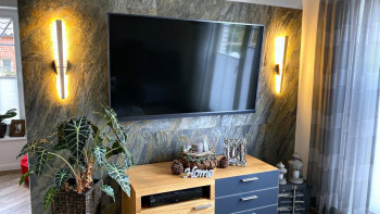 planeo EVOLITH Slate&Stone - Naturstein Wandverkleidung Oxide Wood 1220 x 610 mm
