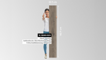planeo Rigid Klick-Vinyl - Eiche Piräus 1,82m lange XL Diele (P22206U)
