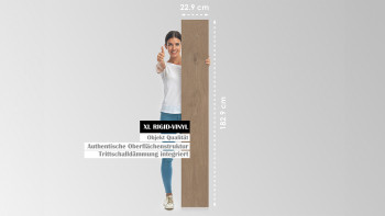 planeo Rigid Klick-Vinyl - Eiche Korfu 1,82m lange XL Diele (P42206U)