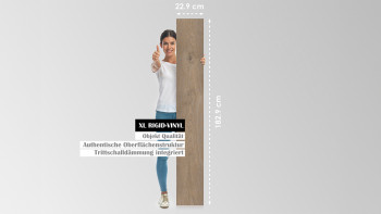 planeo Rigid Klick-Vinyl - Eiche Chania 1,82m lange XL Diele (P72206U)