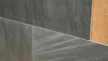 Skaben DesignWall Aqua Wandverkleidung Kunststoff - Schiefer Schwarz 60 x 30 cm