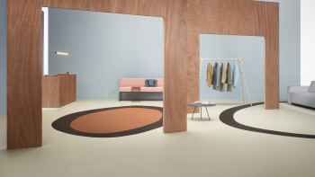 Forbo Linoleum Marmoleum Cocoa - white chocolate 3584-2.5