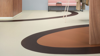 Forbo Linoleum Marmoleum Cocoa - white chocolate 3584-2.5