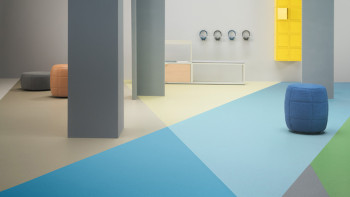 Forbo Linoleum Marmoleum Uni Piano - Neptun blue 3645-2.5