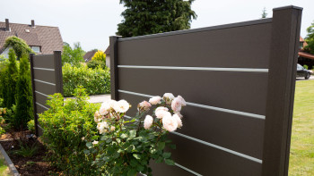 planeo Gardence Deluxe - BPC-Gartenzaun Anthrazitgrau