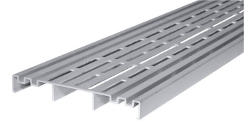 planeo Terrassen Lüftungsgitter - Ventilationsprofil 1200x150x20mm