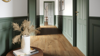 planeo Klebevinyl - Objekt Woodline Eiche Gold | Synchronprägung (PLDD2570-EGO)