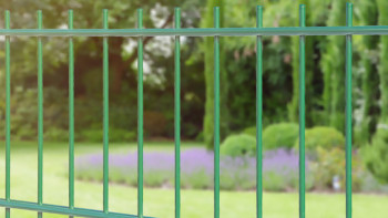 Doppelstabmattenzaun schwer 8/6/8 - Breite 2510 mm RAL 6005 Moosgrün