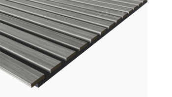 planeo Akustikpaneele - Eiche Grau - 2400 x 525 x 18mm (PU-A-006)