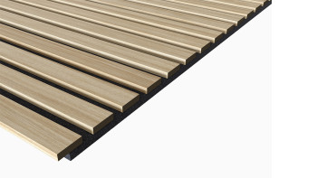 planeo Akustikpaneele - Eiche Natur - 2400 x 525 x 18mm (PU-A-012)