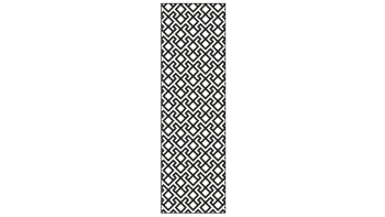 planeo Gardence - Designelement Abstract Anthrazit | DB703 60 x 180cm