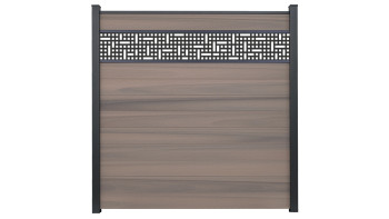 planeo Gardence Strong - BPC-Steckzaun Mesh Bi-Color co-ex 180 x 180 cm