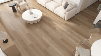 planeo Rigid Klick Vinyl - ObjektPRO Eiche Elegance 1,83m lange XL Diele | Trittschalldämmung integr. (SP183-42)