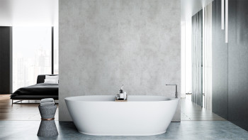 Wandverkleidung Kunststoff - planeo StrongWall - Grey Cement