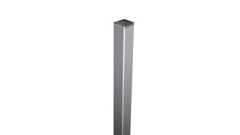 planeo Gardence Guard - Alupfosten zum Aufdübeln Alu-Eloxiert 6x6x100cm inkl. Kappe