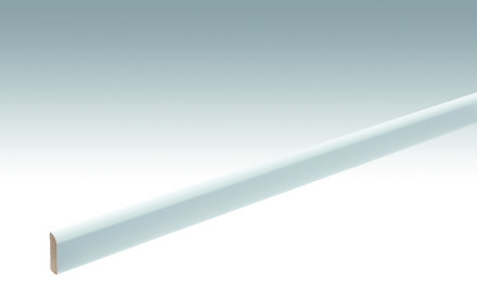 MEISTER Sockelleisten Fußleisten Uni weiß glänzend DF 324 - 2380 x 25 x 6 mm (200007-2380-02222)
