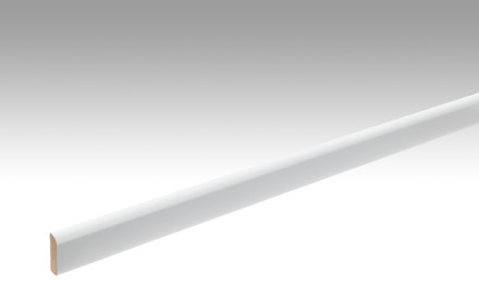 MEISTER Sockelleisten Fußleisten Uni weiß glänzend DF 324 - 2380 x 25 x 6 mm (200007-2380-00324)