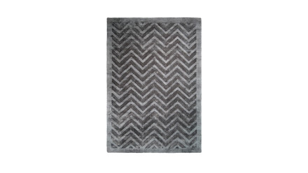 planeo Teppich - Luxury 410 Grau / Anthrazit 