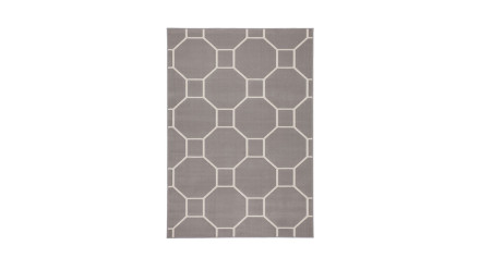 planeo Teppich - Lina 100 Taupe / Elfenbein  