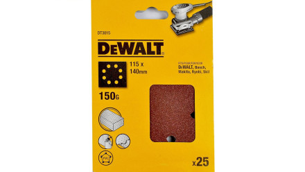 DeWalt Schleifbogen 115x140mm K150 25Stk       