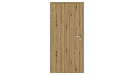 planeo CPL-Innentür CPL 1.0 - Tamme Ast Eiche 2110 x 860 mm DIN L - Rund RSP Band 2-t
