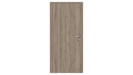 planeo CPL-Innentür CPL 1.0 - Yorick Eiche Wintergrau 2110 x 860 mm DIN L - Rund RSP Band 2-t