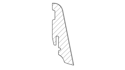 Haro Sockelleiste Eiche Portland natur 19 x 58 mm (409322)