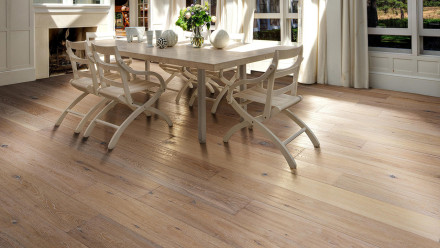 Kährs Parkett Artisan - Eiche Oyster Landhausdiele Naturgeölt handgehobelt
