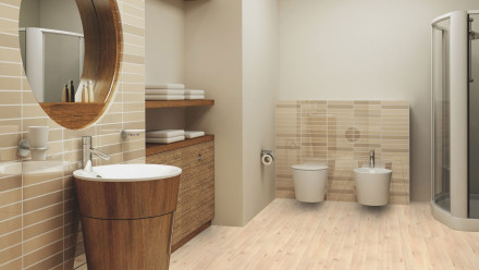 Wineo Bioboden - 1500 wood L Klebevinyl Uptown Pine (PL083C)