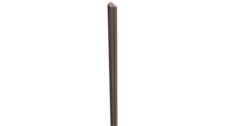 planeo Solid - Pfostenabdeckleiste Terra 190cm